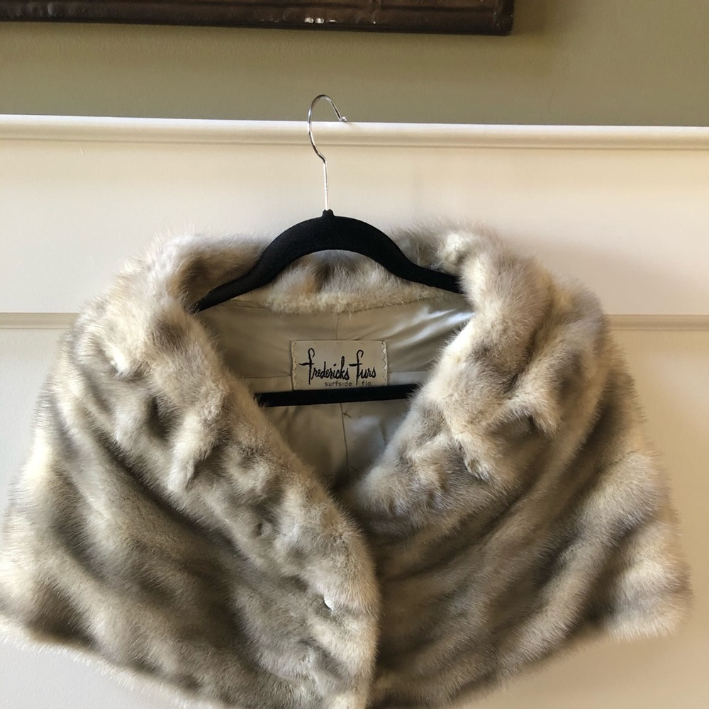 Vintage Fredericks Furs of Surfside Fla Stole
